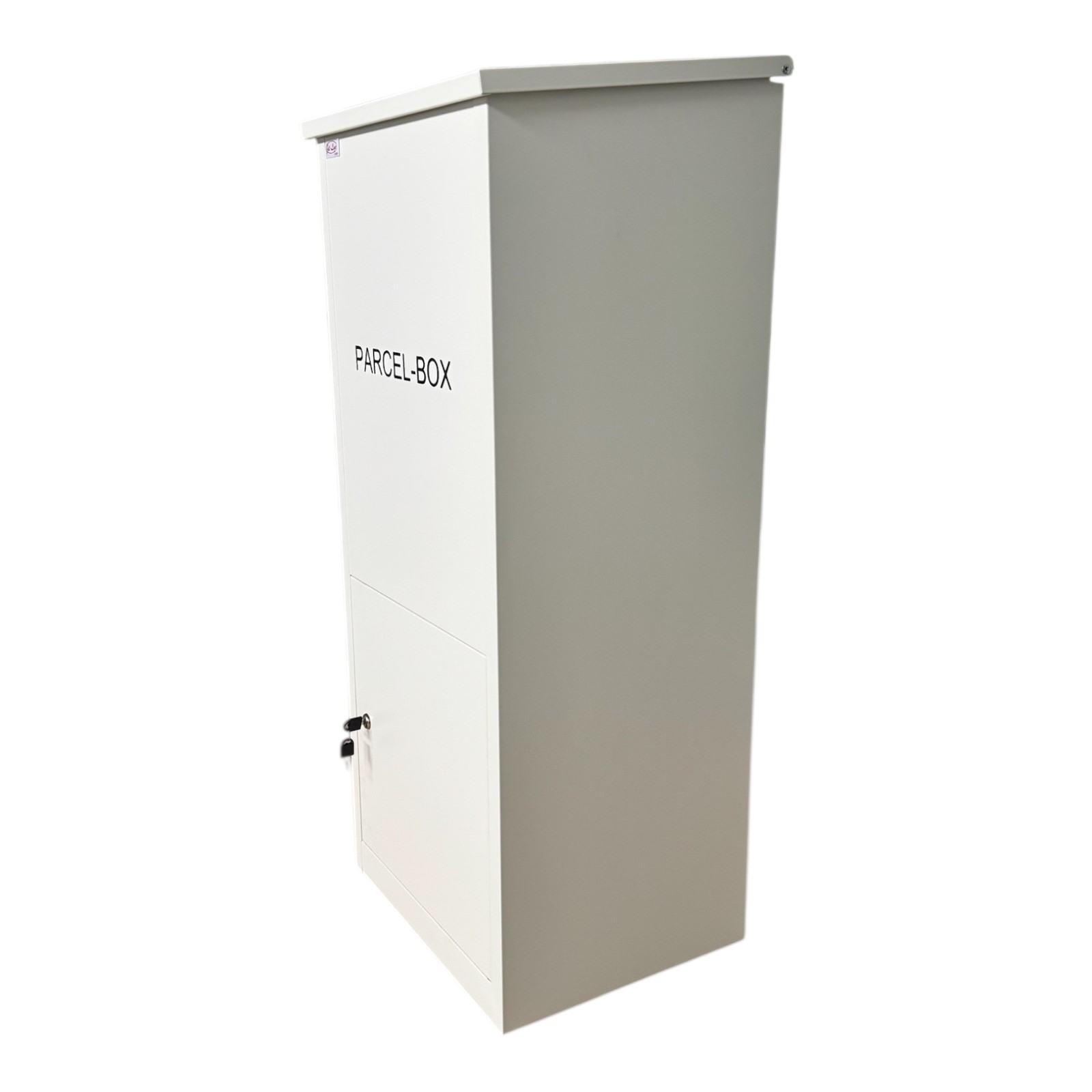 Jet-Line® | Paketbox |Paketablage Briefbox weiß mit Paketfach Gr.XX L | Metall 99,5x35x45,5