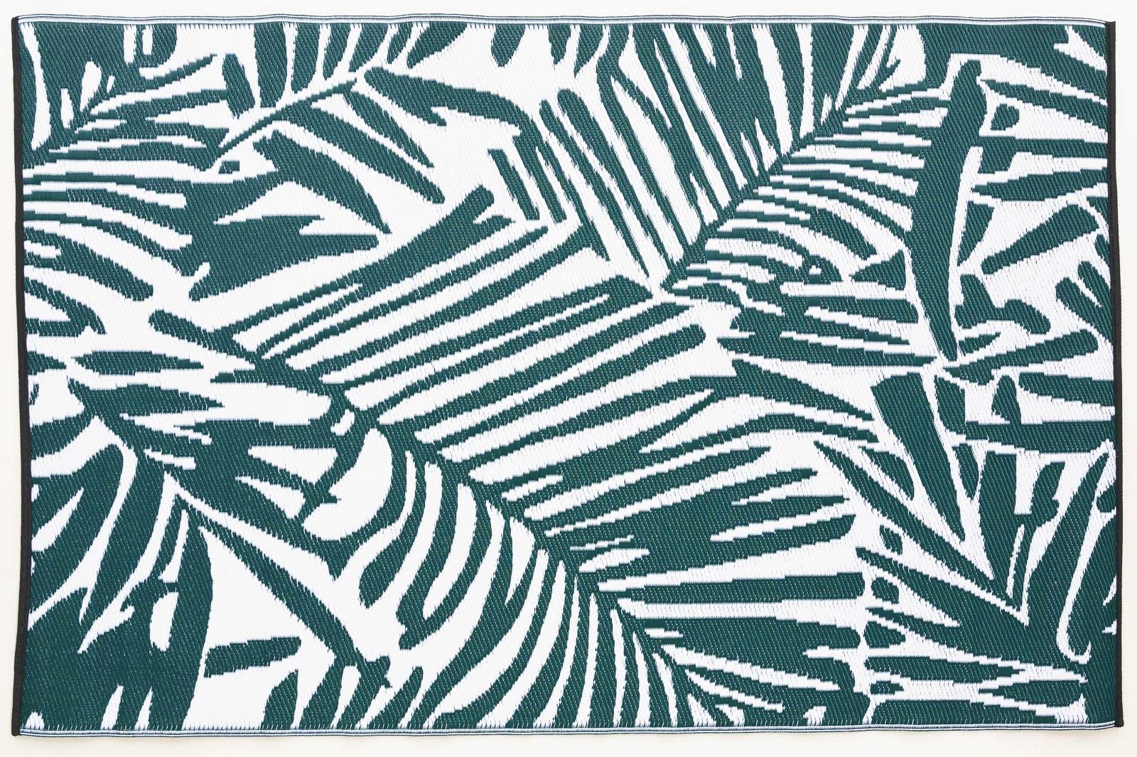 Teppich Outdoor Lorena waldgrün 90 x 150 cm