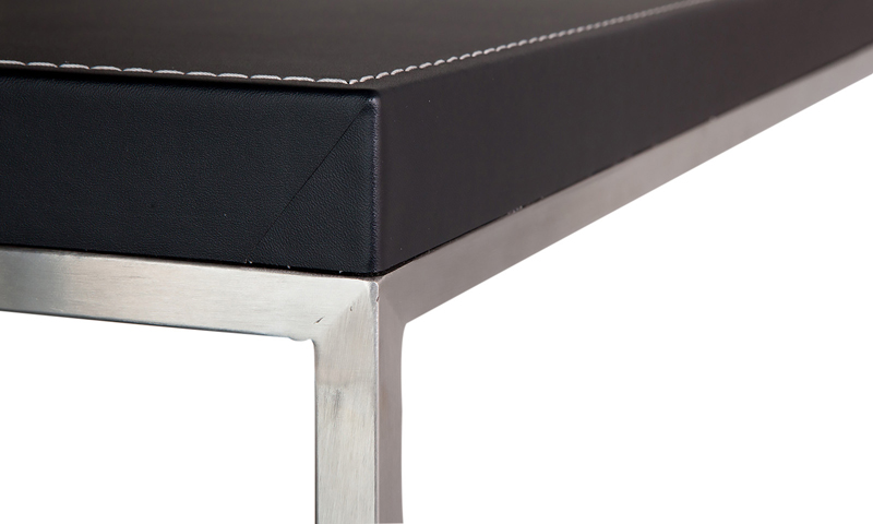 Box, Schwarz, Naht, Metall, Tisch
