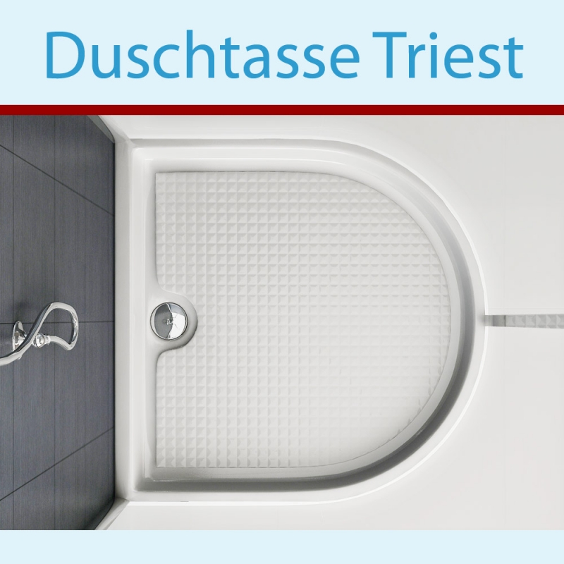 Duschtasse TRIEST Duschwanne Dusche Duschboden Bad Badausstattnug 900x900 mm Wannenboden Badezimmer