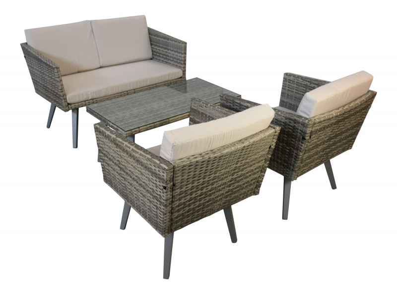 Gartenmöbel Cassis in grau meliert Neu Garten Design Lounge