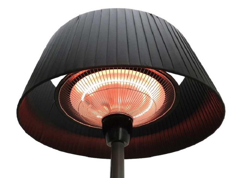 Elektrische Terrassenlampe CALEA Stehlampe Heizung 1500W