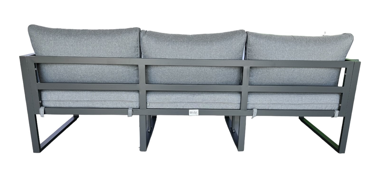 Jet-Line Gartenmöbel Lounge Garten  KRETA II hellgrau Aluminium