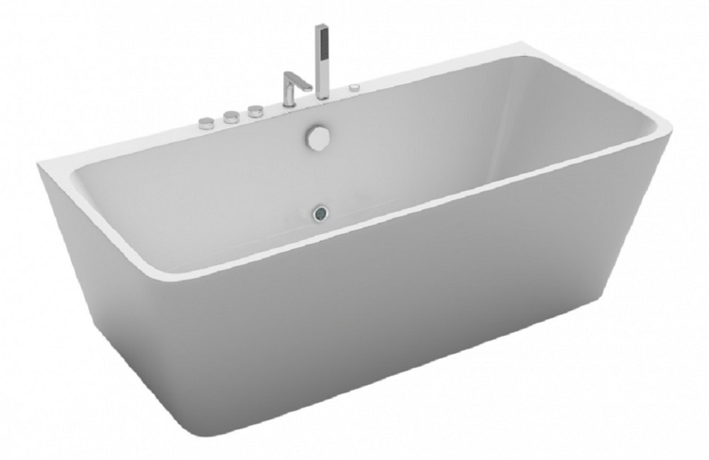 Whirlpool Badewanne VALLERIE weiss Jet-Line Spa weiss Indoor 1700 mm