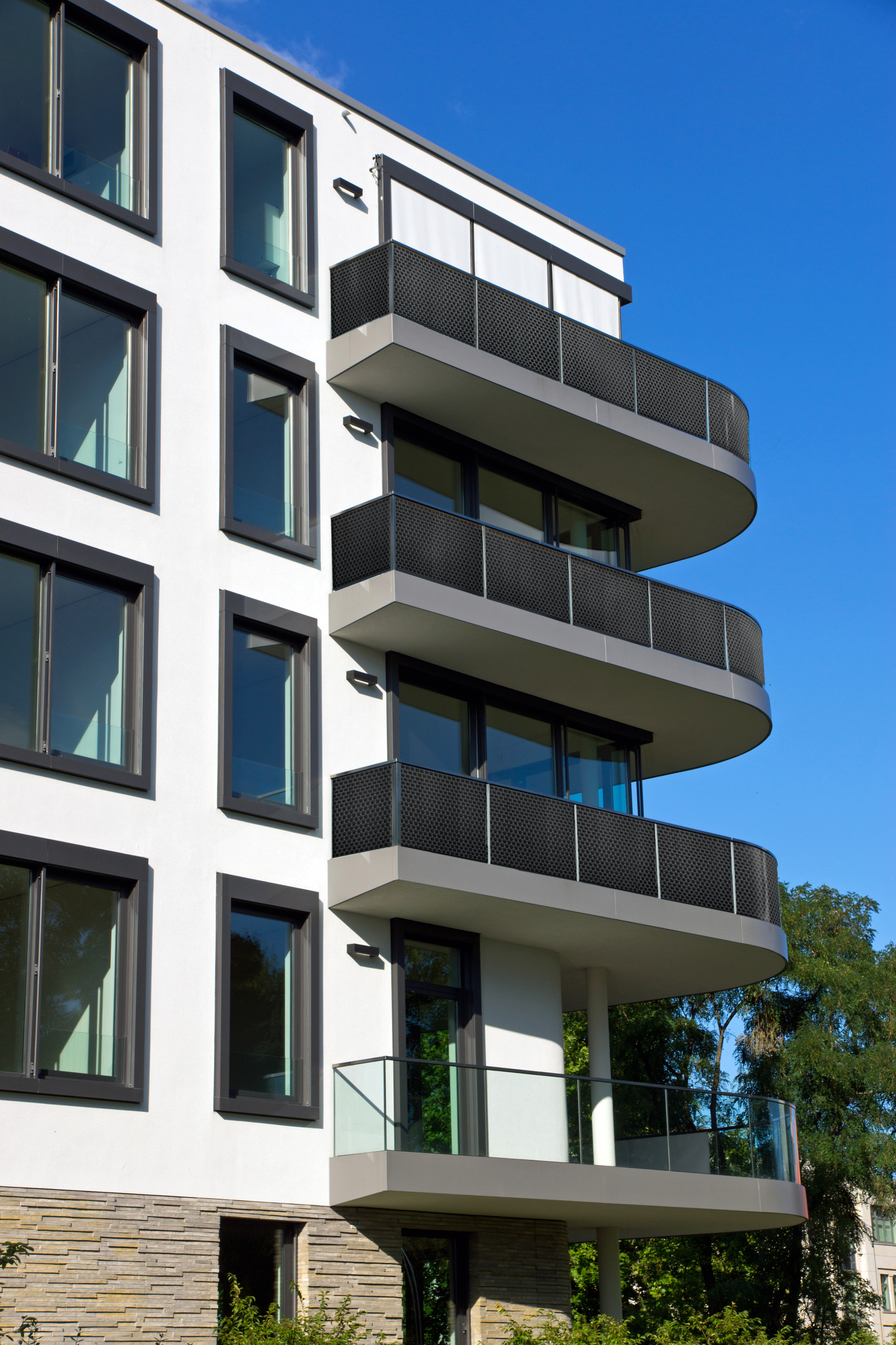 Balkonsichtschutz grau Polyrattan 100 x 90 cm Sichtschutzmatte