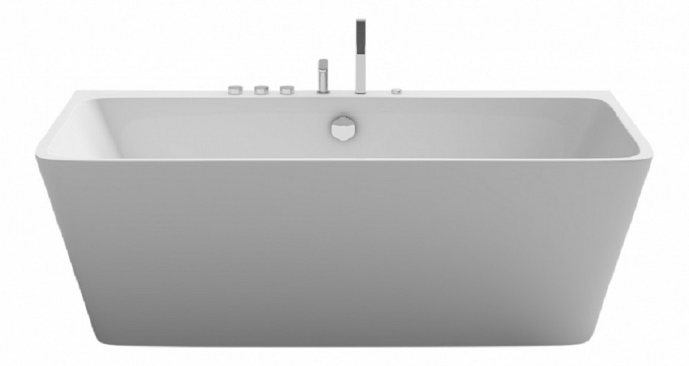 Whirlpool Badewanne VALLERIE weiss Jet-Line Spa weiss Indoor 170 x 75 cm