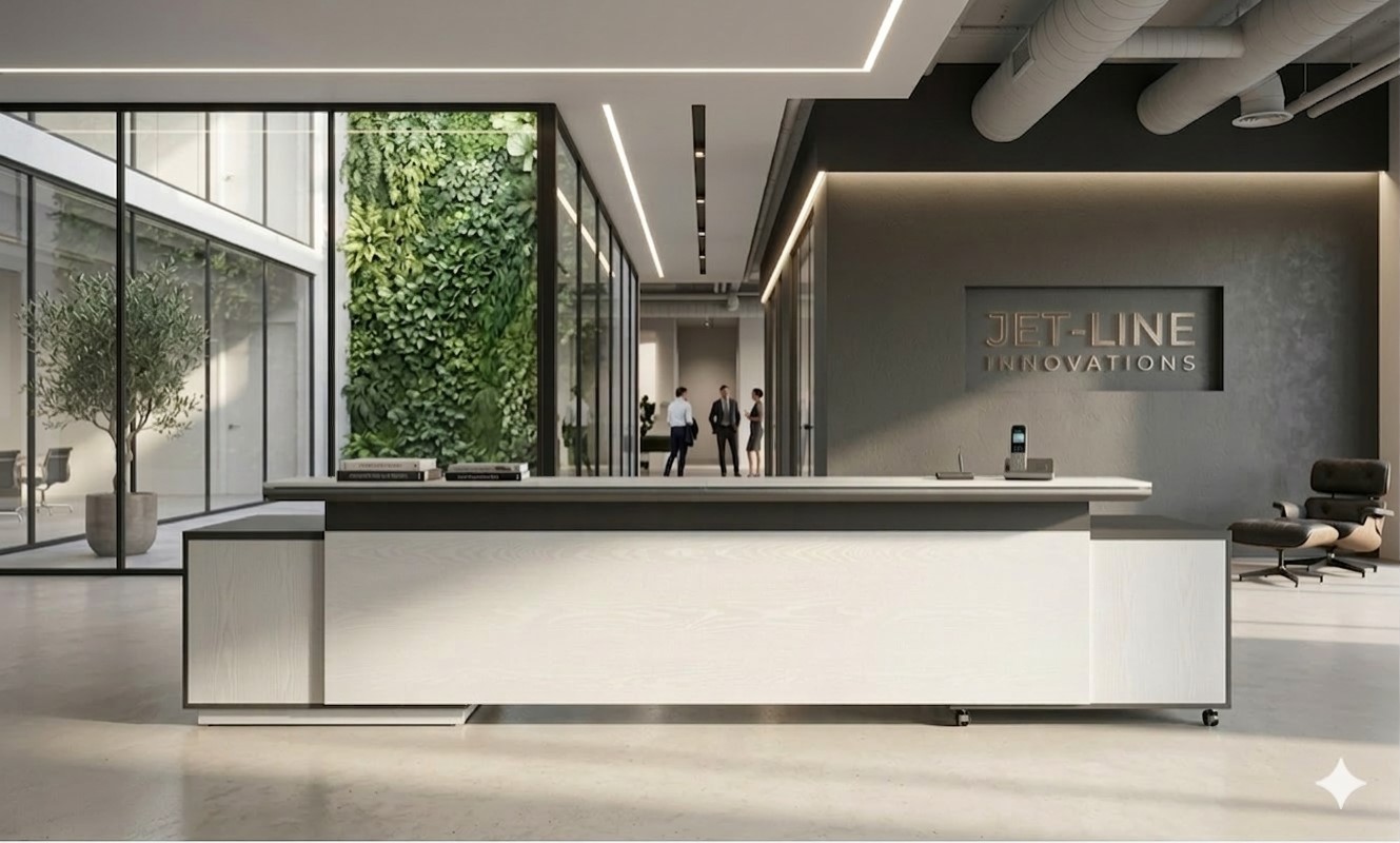 Büromöbel Chef Schreibtisch Managerschreibtisch Büroschreibtisch KEHL XXL weiß 245x105x75 cm