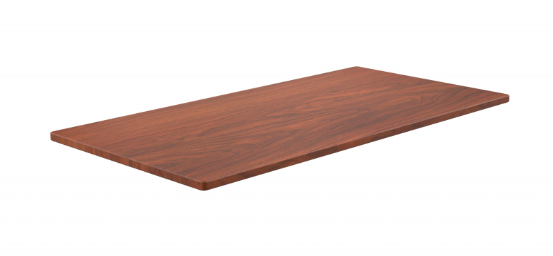 Tischplatte 140 x 70 cm Nussbaum