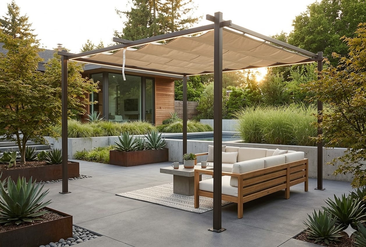 Pavillon Gartenpavillon 3x3m Kairo Light UV-Schutz Wasserabweisende Überdachung Sonnenschutz