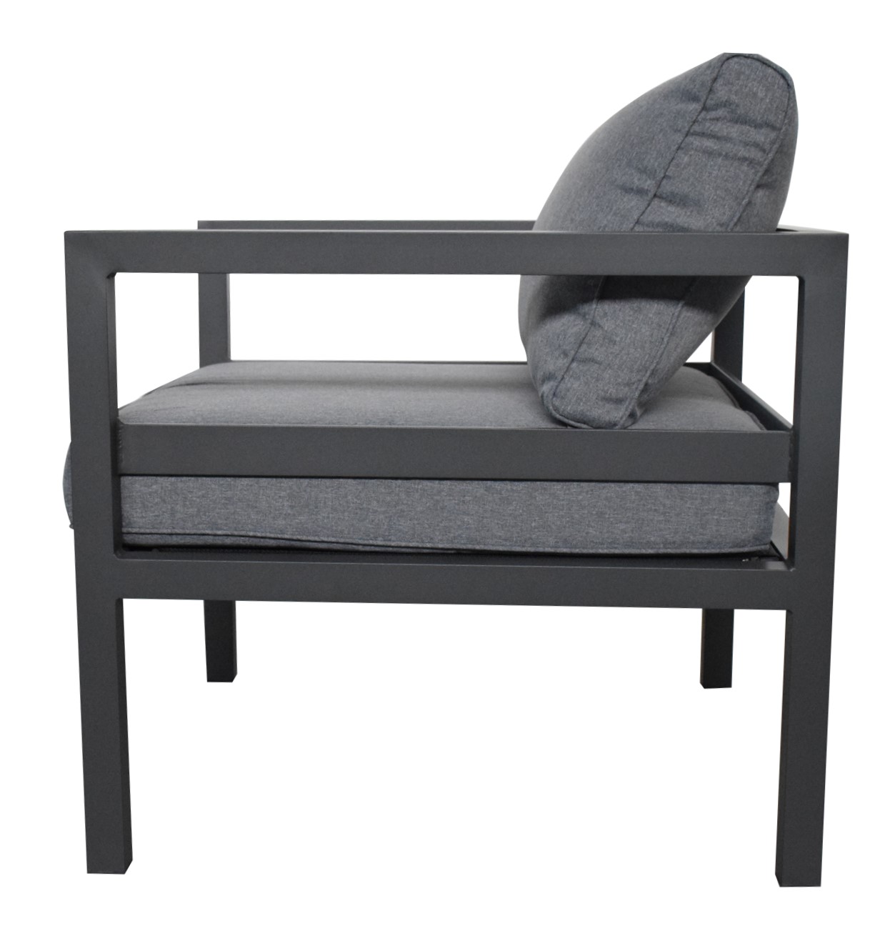 Jet-Line Gartenmöbel Lounge Garten  KRETA II hellgrau Aluminium