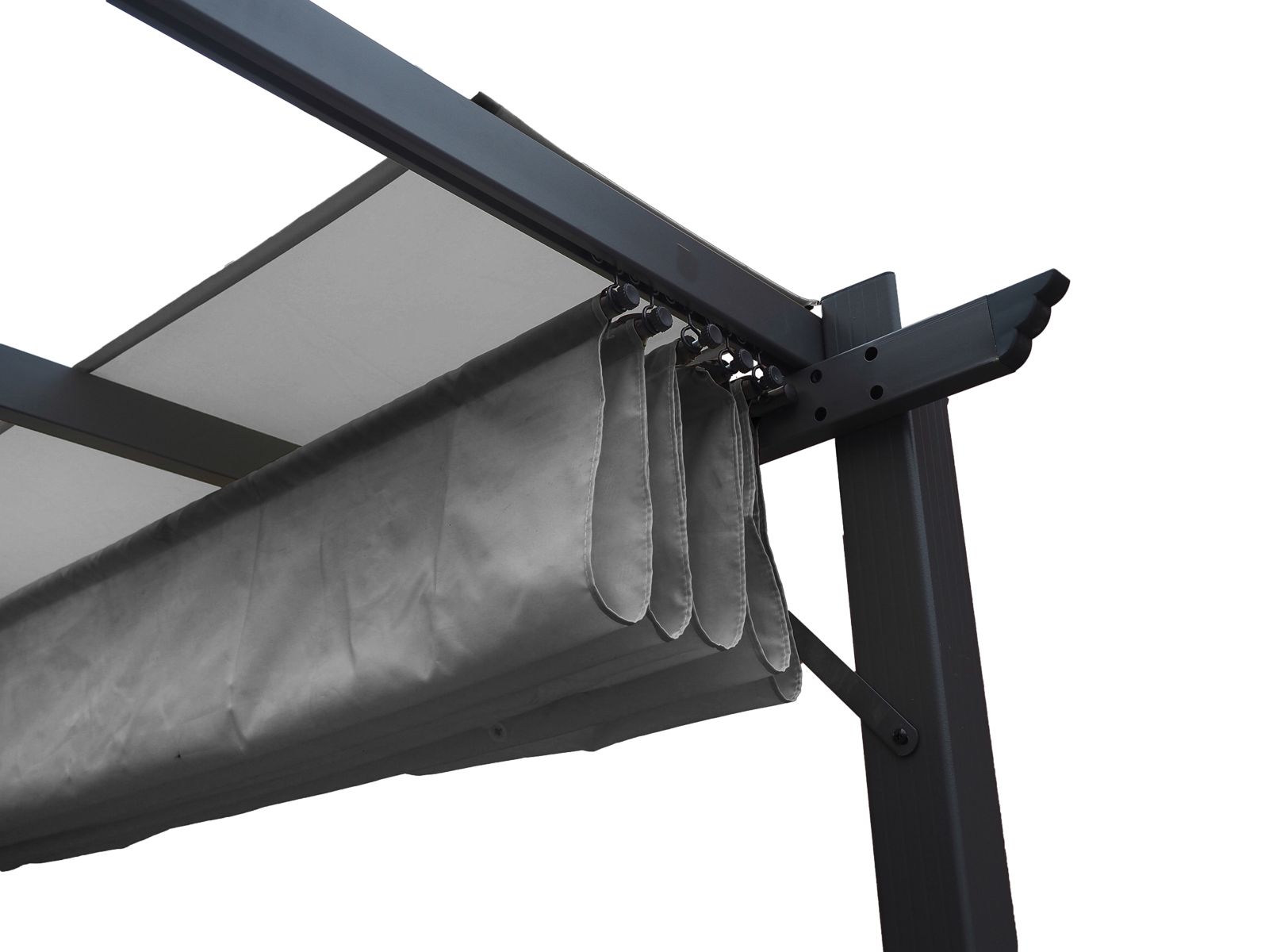 Regendach Pavillon Luxor KD JetLine anthrazitz grau